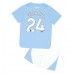 Manchester City Josko Gvardiol #24 Replika Babykläder Hemma matchkläder barn 2023-24 Korta ärmar (+ Korta byxor)